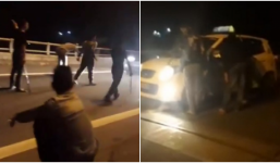 Công an xác định 9/11 thanh niên chặn xe xin tiền trên cao tốc, 2 đối tượng đang bỏ trốn