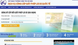 Từ ngày 2/1/2018, Hà Nội cấp giấy phép lái xe quốc tế hoàn toàn qua mạng