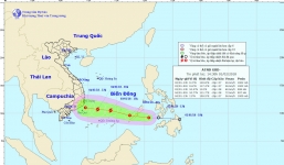 Trưa mai 3/1, áp thấp nhiệt đới mạnh thành bão, nhằm thẳng vào TP.HCM