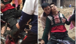 Nhặt vỏ đạn sau vụ nổ kinh hoàng tại Bắc Ninh, người đàn ông bị nổ nát bàn tay