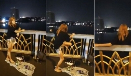 Chán nản vì thất tình, cô gái lên Facebook quay video trực tiếp cảnh nhảy xuống sông tự tử