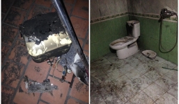 Cư dân mạng lo lắng sau khi hình ảnh bình nóng lạnh bốc cháy đen thui được đăng tải