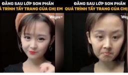 Con gái trước và sau khi tẩy trang: Ảo thôi, đừng ảo quá!