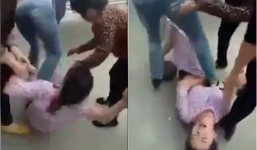 Mặc bồ nhí đang có bầu van xin, vợ cứ giày cao gót nện thẳng bụng rồi lột đồ