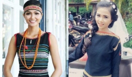 Để tóc dài và nữ tính, nhan sắc em gái hoa hậu H'Hen Niê gây chú ý