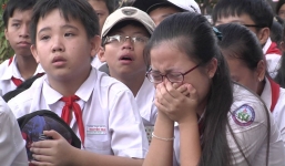 Bài giảng 'Cách ứng xử với cha mẹ, thầy cô' làm cả trường THCS Nhật Tân bật khóc