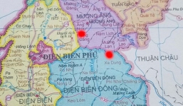 Xảy ra động đất mạnh ở Điện Biên