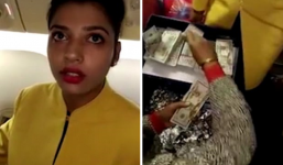 Nữ tiếp viên bị bắt tại trận vì nửa triệu USD giấu trong đống đồ dùng cá nhân