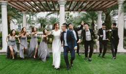 Em gái Trấn Thành lên xe hoa cùng với bạn trai ngoại quốc