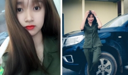 Nữ công an viên Đà Nẵng bất ngờ nổi tiếng vì xinh như hot girl