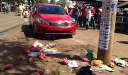 Ôtô điên lao vào chợ gây tai nạn liên hoàn, 3 người thương vong