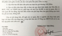 Văn bản 'Cấm dừng xe quá 5 phút' trước trạm BOT: Tổng cục bảo đúng, luật sư bảo sai 
