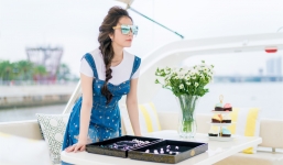 Lý Nhã Kỳ khoe vẻ đẹp 'vạn người mê' trên du thuyền triệu đô