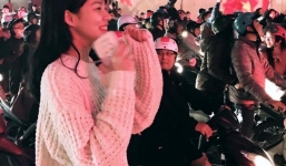 Vui thôi đừng vui quá Phí Phương Anh ơi, ăn mừng tuyển U23 thế nào mà để bị CSGT bắt thế này?