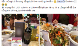 Xôn xao mâm cỗ cưới “khủng” toàn bào ngư, tôm hùm khiến khách mừng phong bì 2 triệu vẫn thấy “ngại”