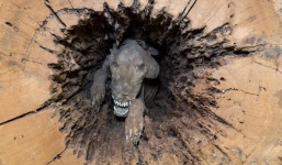 Bí ẩn chú chó 'mắc kẹt' 60 năm trong thân cây, thi thể vẫn nguyên vẹn không phân hủy