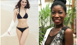 Nhan sắc gây tranh cãi của đối thủ 'Hoa hậu Việt lộ ảnh nóng' trên sân chơi quốc tế