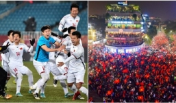 Phóng viên nước ngoài 'choáng' trước không khí tưng bừng sau chiến tích của U23 Việt Nam