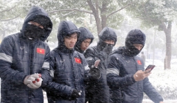 Hình ảnh mới nhất trước giờ 'lâm trận' của các 'chiến binh' U23 Việt Nam