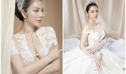 Lý Nhã Kỳ bất ngờ mặc váy cưới, rộ tin đồn kết hôn?