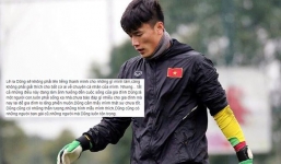 Thủ thành Tiến Dũng viết 'tâm thư' mong truyền thông tôn trọng quyền cá nhân