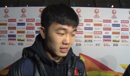 Xuân Trường lại trả lời lưu loát bằng tiếng Anh: 'Chúng tôi sẽ nỗ lực để Việt Nam tiến xa hơn'