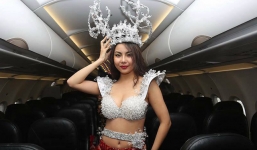 Người mẫu diễn bikini trên chuyến bay đón U23 Việt Nam: Đừng chửi bới vì tôi chẳng liên quan gì