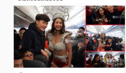 Xấu hổ: Hình ảnh phản cảm trên máy bay chở U23 Việt Nam lên báo Thái