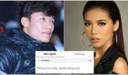 Thủ môn Bùi Tiến Dũng đã hủy theo dõi Minh Tú trên Instagram