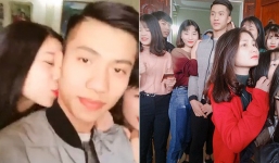 Phan Văn Đức về nhà, 'bị' hàng loạt fan nữ bao vây, ôm hôn say đắm