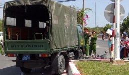 Xe đạp va chạm với xe cảnh sát cơ động, một người tử vong