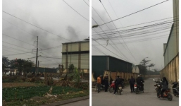 Hà Nội: Nổ lớn nhà máy luyện thép sáng 27 Tết, 2 công nhân nguy kịch