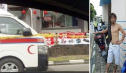 Người đàn ông nghi bị tâm thần trộm xe cứu thương dạo phố