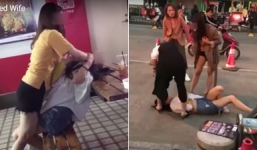 Cô vợ đánh đập dã man 'bồ nhí' của chồng sau khi theo dõi ròng rã 2 năm