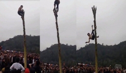 Tình hình sức khỏe nam thanh niên ngã từ ngọn cây chuối trong hội làng