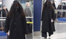 Phạm Băng Băng lại tiếp tục gây khó hiểu khi diện đồ như 'gà rù' ra sân bay