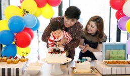 Vợ chồng Đan Trường tổ chức sinh nhật cho con trai trong biệt thự triệu đô