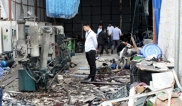 Nổ bình khí nitơ tại xưởng phế liệu, 2 người bỏng nặng