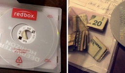 Đi thuê đĩa DVD, người phụ nữ bất ngờ phát hiện lá thư bí ẩn và thứ này giấu bên trong vỏ hộp
