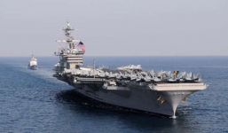 Siêu tàu sân bay Mỹ chuẩn bị cập cảng Đà Nẵng