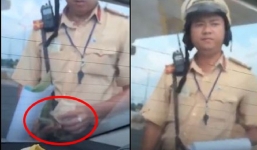 Điều tra clip tố chiến sĩ CSGT ở TP.HCM nhận mãi lộ