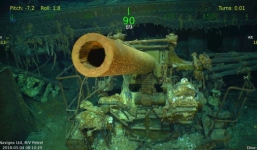 Phát hiện xác tàu sân bay Mỹ từ Thế chiến thứ hai