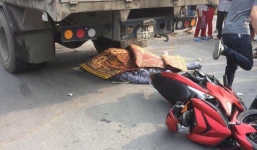 Tông vào xe tải, 2 nam thanh niên đi xe Exciter tử vong