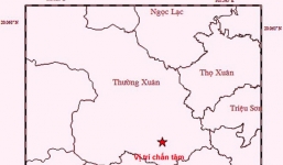 Xảy ra động đất 3 độ Richter tại huyện miền núi tỉnh Thanh Hóa