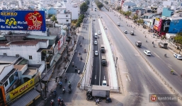 Cận cảnh nút giao thông 3 tầng thứ hai ở Sài Gòn sau khi thông xe hầm chui hơn 500 tỉ đồng