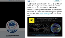 Hôm nay 14/3, bão Mặt Trời sẽ đổ bộ Trái Đất, cơn bão sẽ phá hủy hệ thống định vị GPS?