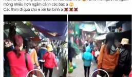 Mặc quần tất đi lễ chùa Hương, cô gái nhận được cả 'rổ gạch' vì sự hồn nhiên của mình