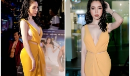 Elly Trần khoe vòng 1 gợi cảm đến 'nghẹt thở' trên thảm đỏ