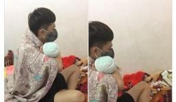 Người ám mùi thuốc lá, bố trẻ của 2 công chúa 'ngụy trang' như ninja để được bế con