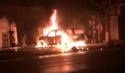 Tưới xăng, đốt chiếc ôtô 7 chỗ của hàng xóm để trả thù cho vợ